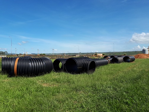 imagem Caesb utiliza tubos corrugados para revitalizar Estacao de tratamento do DF 06