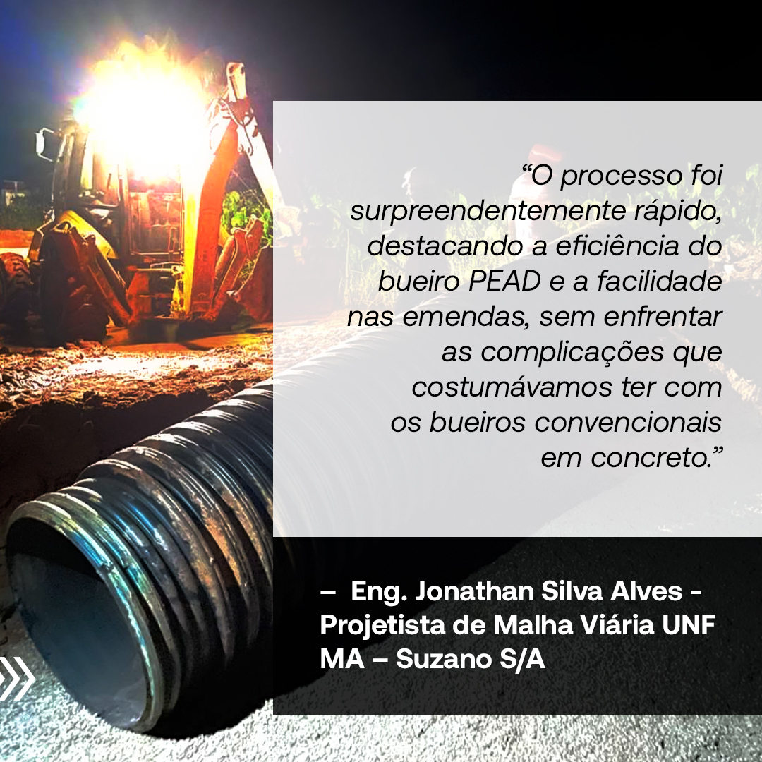 Inovação na Infraestrutura: Como a Suzano otimizou seus processos com Tubos corrugados em PEAD da ADS Tigre 4 imagem case Suzano 04