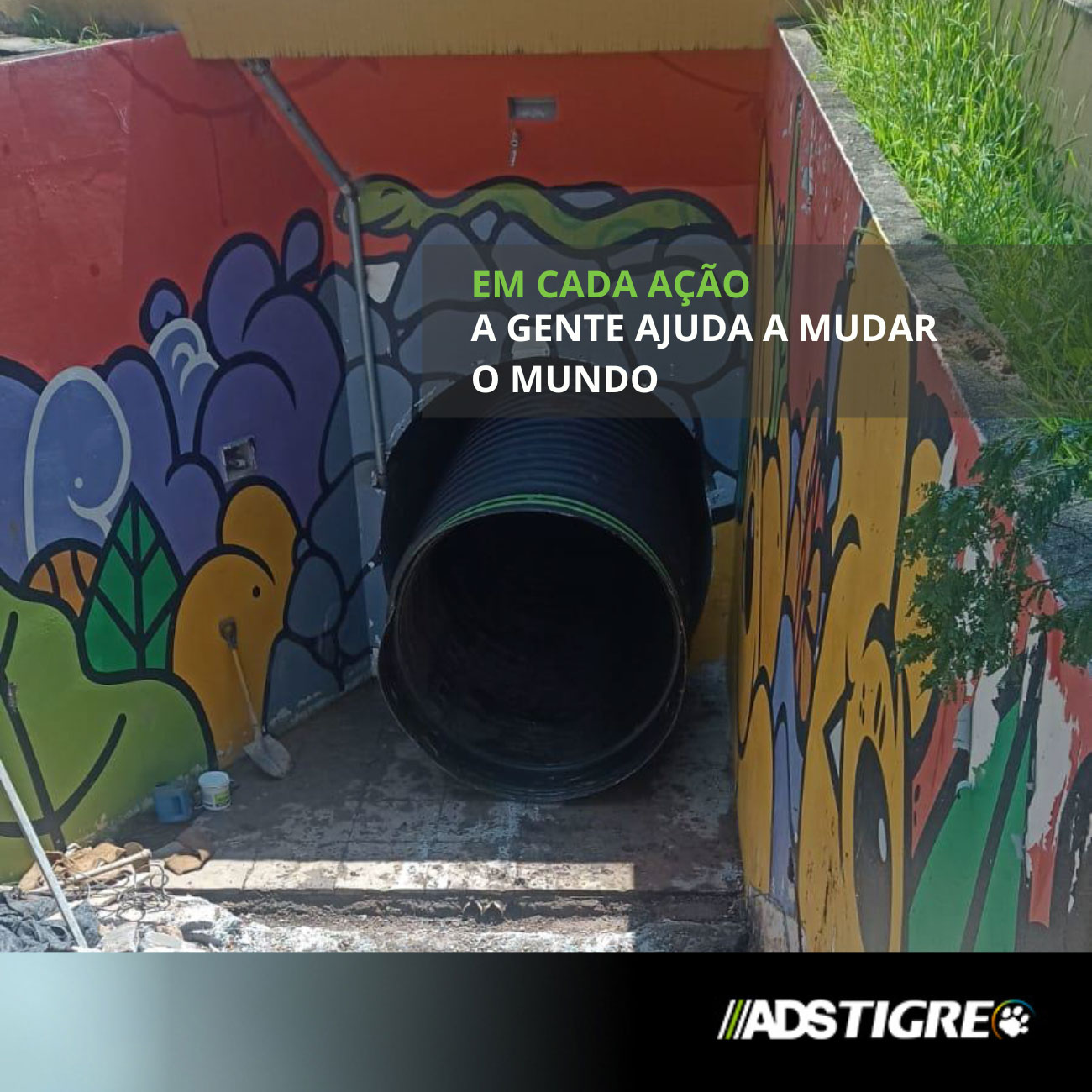 ADS Tigre Surpreende em obra de Infraestrutura em Caçapava com Tubos Corrugados em PEAD: Segurança, Eficiência e Resultados Rápidos 3 imagem adstigre surpreende em obra de infraestrutura em cacapava com tubos 03