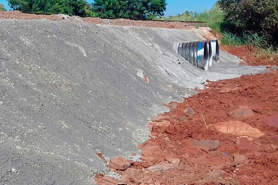 obra emergencial na ferrovia paulista utiliza tubos pead adstigre