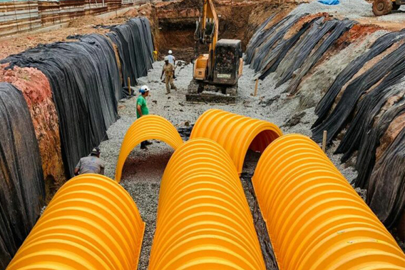 imagem obra adstigre e contratada para reconstrucao de rede de esgoto em fortaleza post
