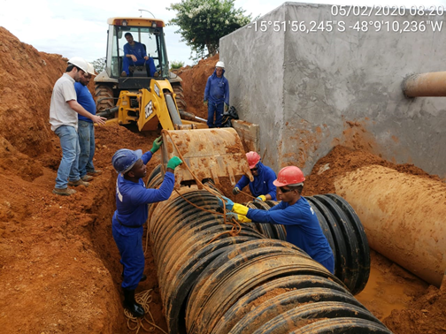 Caesb utiliza tubos corrugados em PEAD para revitalizar e ampliar Estação de tratamento de esgoto sanitário do DF. 1 07 2