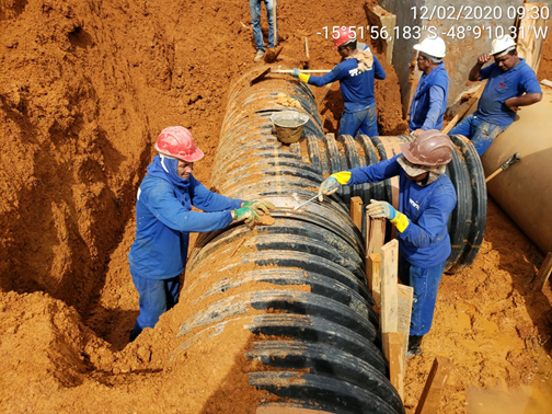 Caesb utiliza tubos corrugados em PEAD para revitalizar e ampliar Estação de tratamento de esgoto sanitário do DF. 2 08 2