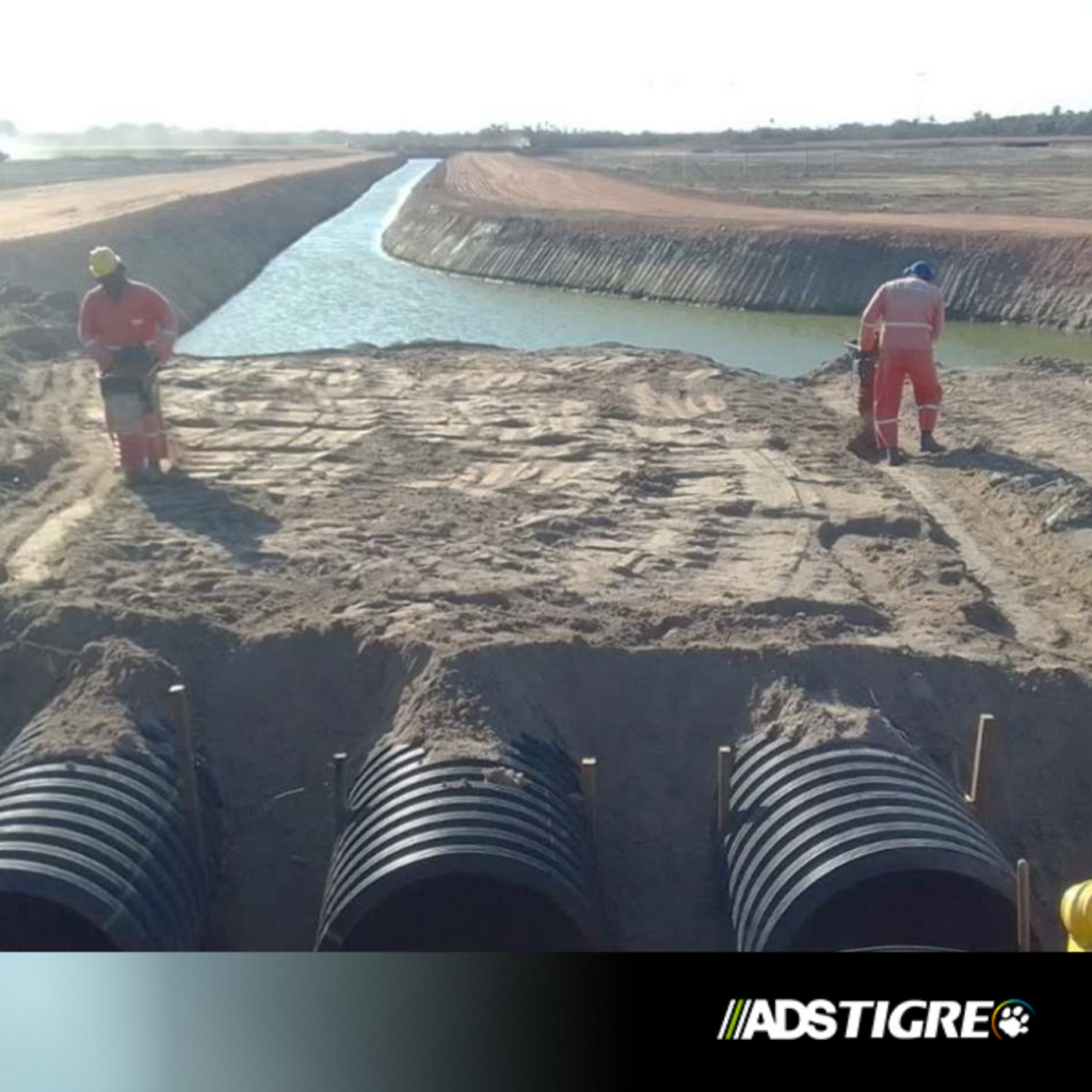 O maior complexo logístico do país implementa Sistema de drenagem sustentável com Tubos Corrugados em PEAD da ADS Tigre 2 3 2